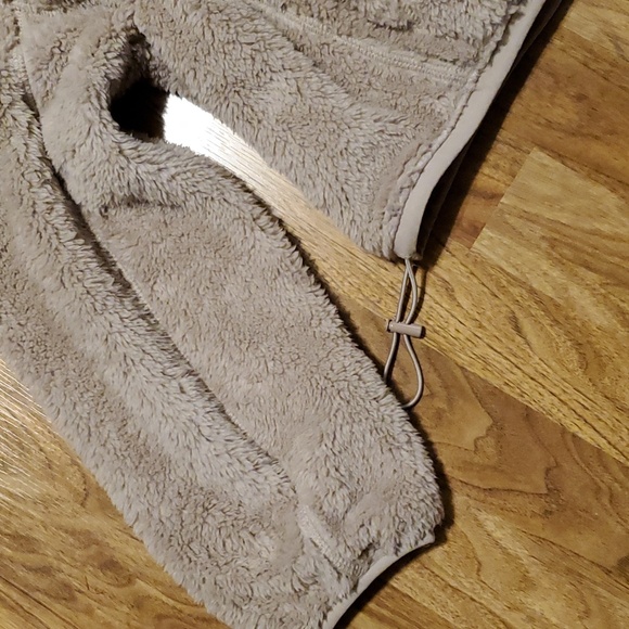 Aeropostale NWT Sherpa Fleece Half-Zip Pullover Jacket Sweatshirt Tan Size XS - Picture 10 of 14